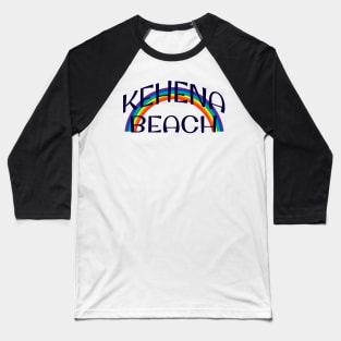 Kehena Beach Rainbow Baseball T-Shirt